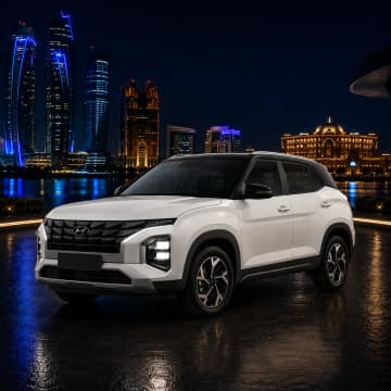 Hyundai Creta 2025 SUV for rent in Abu Dhabi from Silver Arrow Car Rental