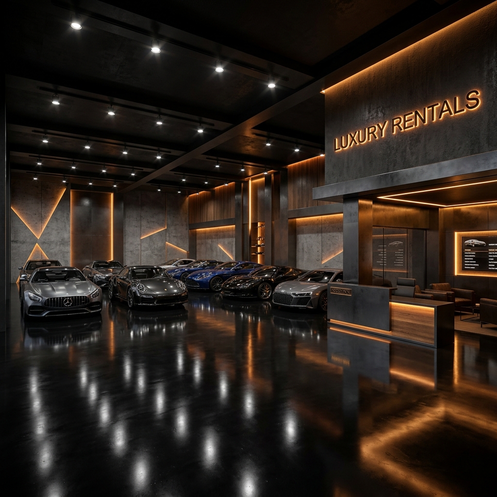 Silver Arrow Car Rental Showroom